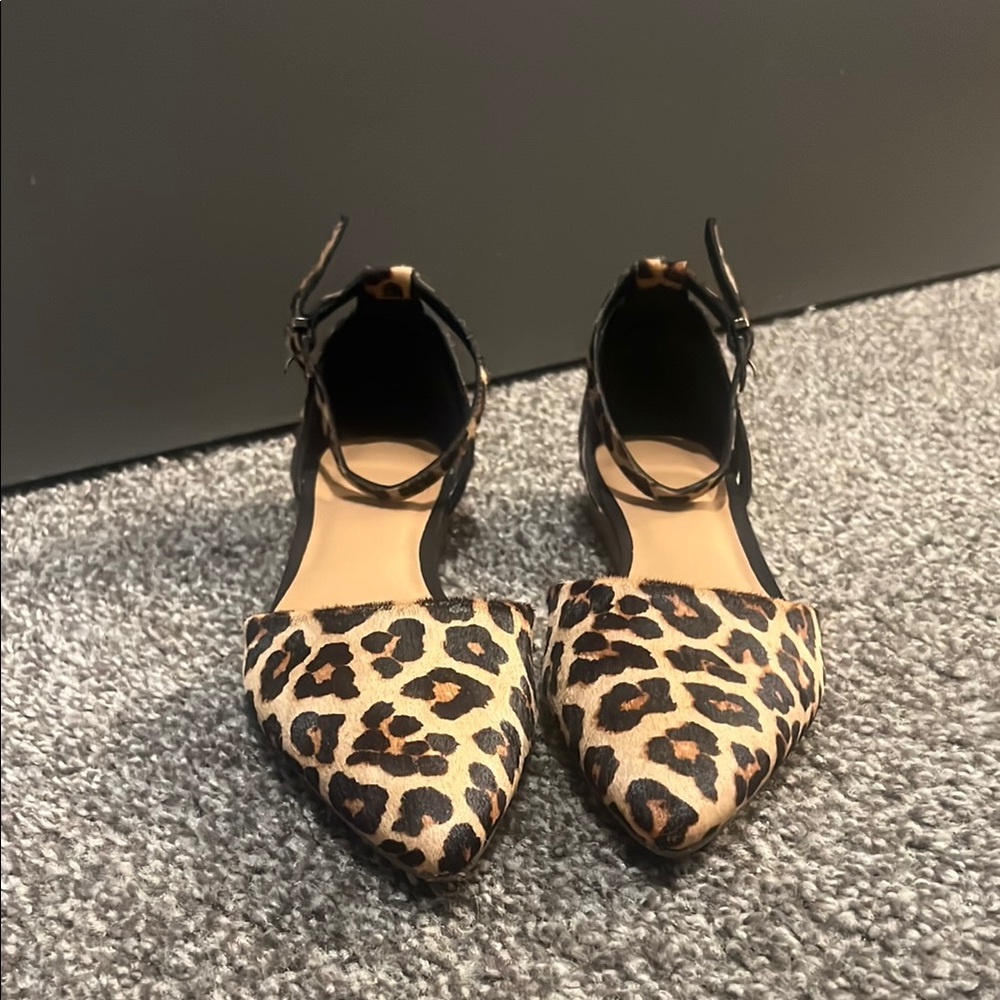 Crown Vintage Leopard Print Women's Shoes
